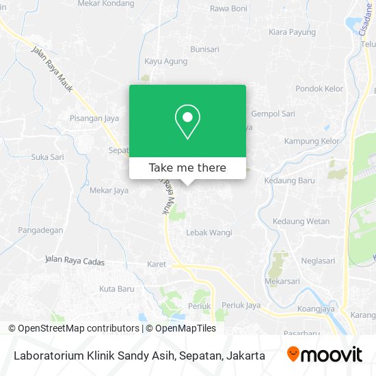 Laboratorium Klinik Sandy Asih, Sepatan map