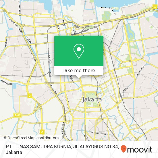 PT. TUNAS SAMUDRA KURNIA, JL.ALAYDRUS NO 84 map