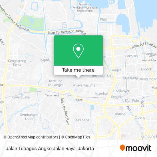 Jalan Tubagus Angke Jalan Raya map