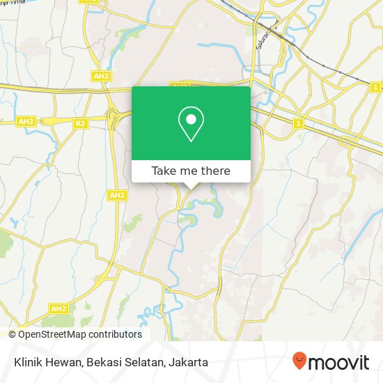 Klinik Hewan, Bekasi Selatan map