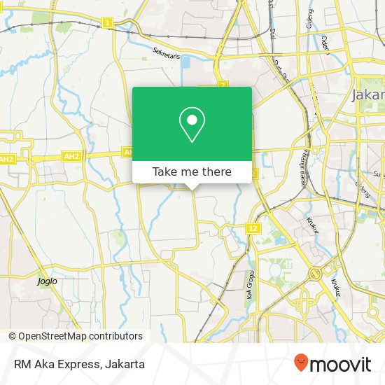 RM Aka Express map