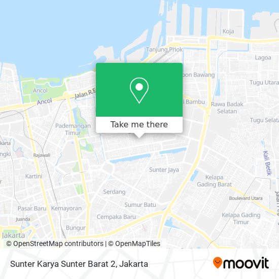 Sunter Karya Sunter Barat 2 map