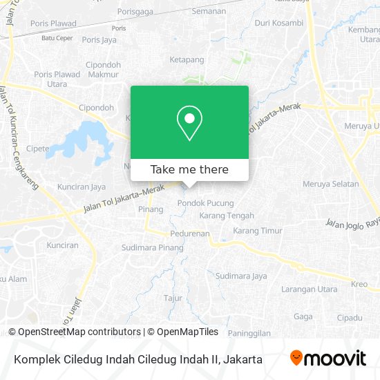 Komplek Ciledug Indah Ciledug Indah II map