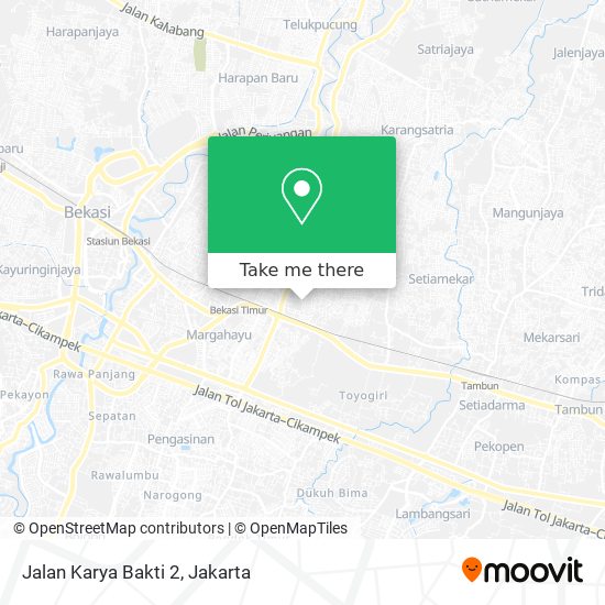 Jalan Karya Bakti 2 map