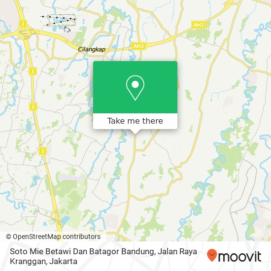 Soto Mie Betawi Dan Batagor Bandung, Jalan Raya Kranggan map