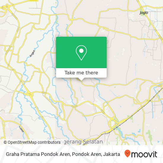 Graha Pratama Pondok Aren, Pondok Aren map