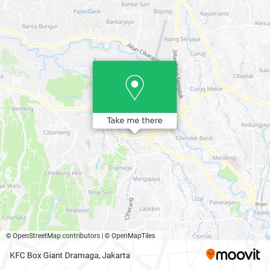 KFC Box Giant Dramaga map