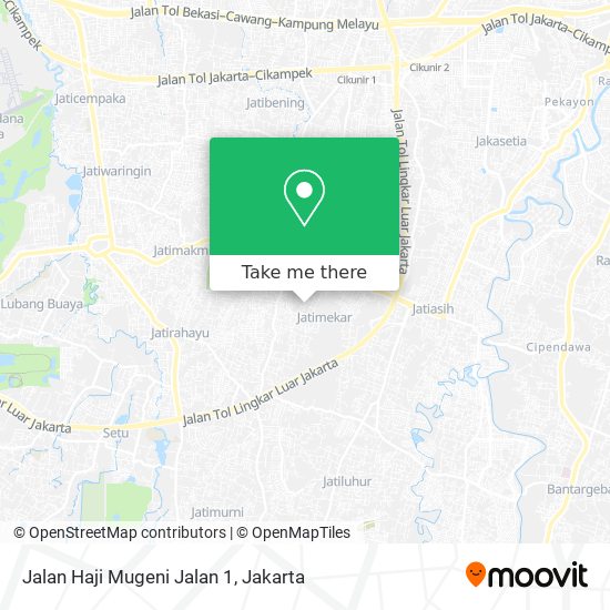 Jalan Haji Mugeni Jalan 1 map