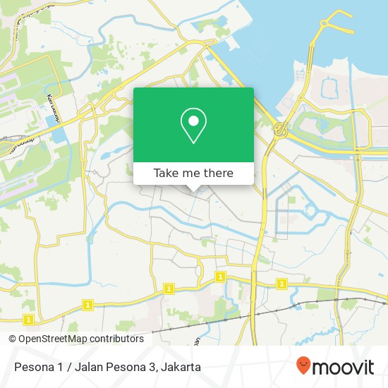 Pesona 1 / Jalan Pesona 3 map