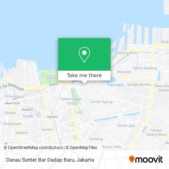 Danau Sunter Bar Dadap Baru map