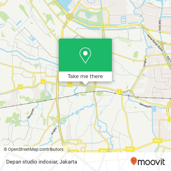 Depan studio indosiar map