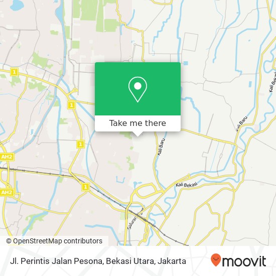 Jl. Perintis Jalan Pesona, Bekasi Utara map