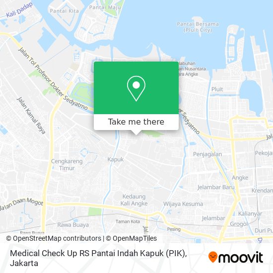 Medical Check Up RS Pantai Indah Kapuk (PIK) map