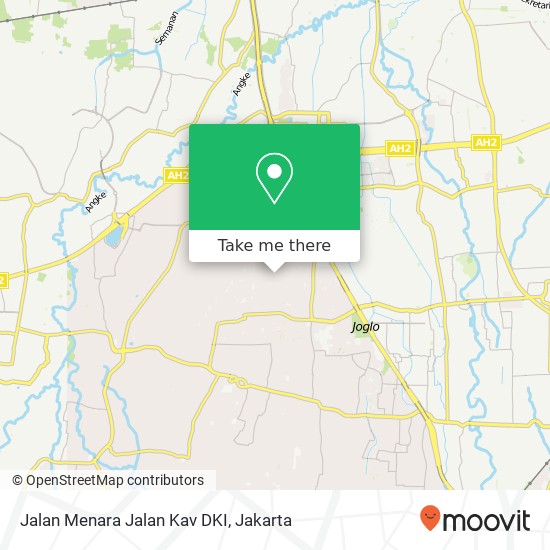 Jalan Menara Jalan Kav DKI map