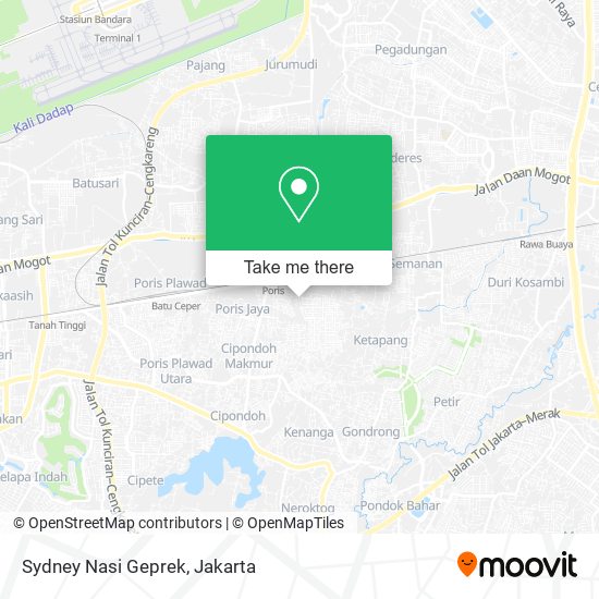 Sydney Nasi Geprek map