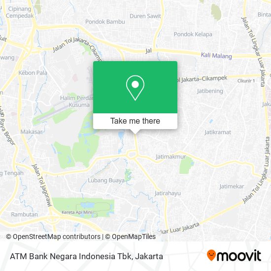 ATM Bank Negara Indonesia Tbk map