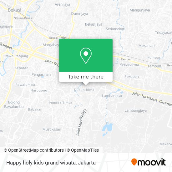 Happy holy kids grand wisata map