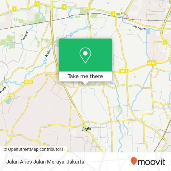 Jalan Aries Jalan Meruya map