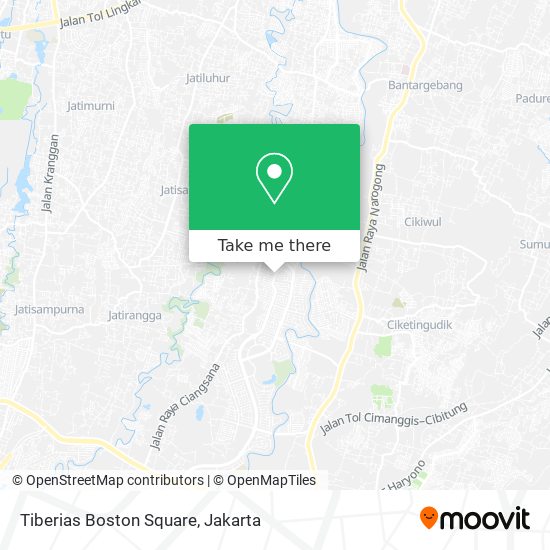 Tiberias Boston Square map