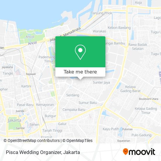Pisca Wedding Organizer map