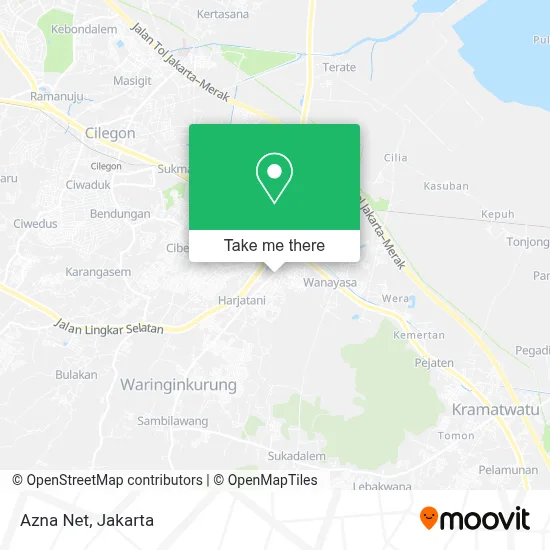 Azna Net map
