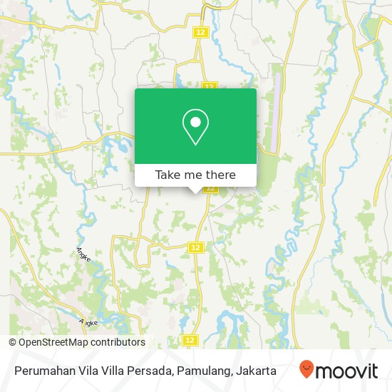 Perumahan Vila Villa Persada, Pamulang map