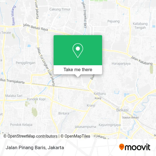 Jalan Pinang Baris map