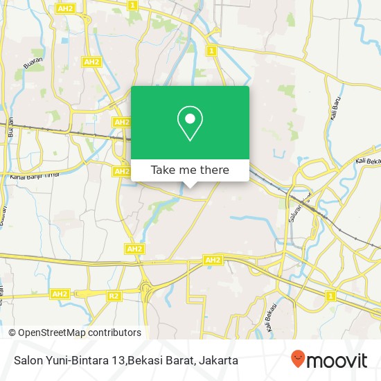 Salon Yuni-Bintara 13,Bekasi Barat map