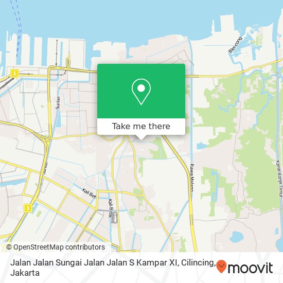 Jalan Jalan Sungai Jalan Jalan S Kampar XI, Cilincing map