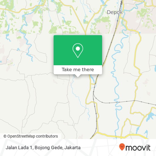 Jalan Lada 1, Bojong Gede map