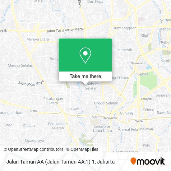 Jalan Taman AA (Jalan Taman AA,1) 1 map