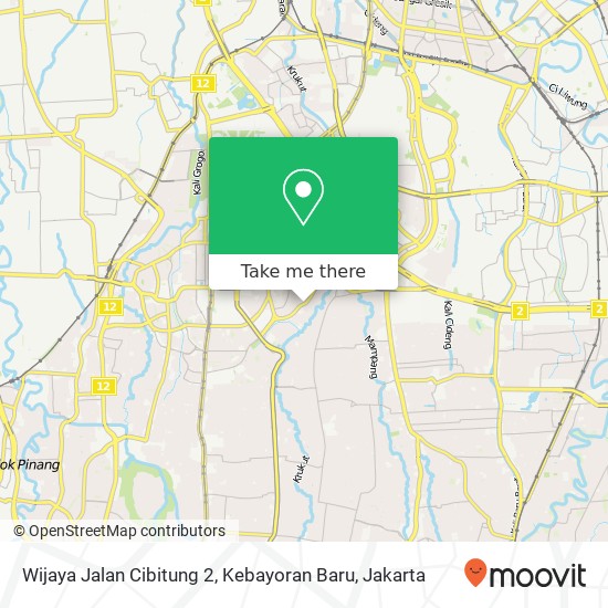 Wijaya Jalan Cibitung 2, Kebayoran Baru map