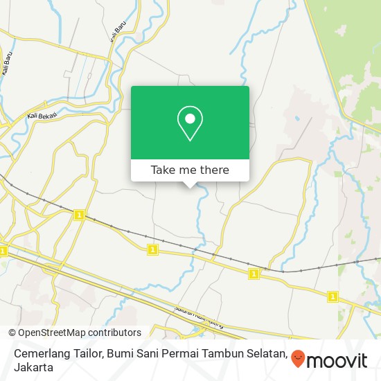 Cemerlang Tailor, Bumi Sani Permai Tambun Selatan map