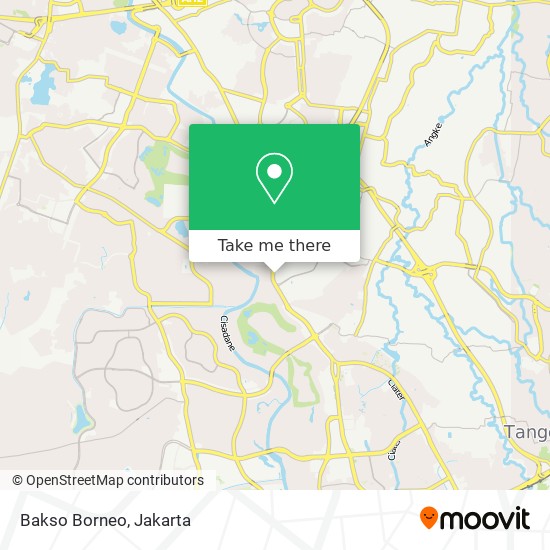 Bakso Borneo map