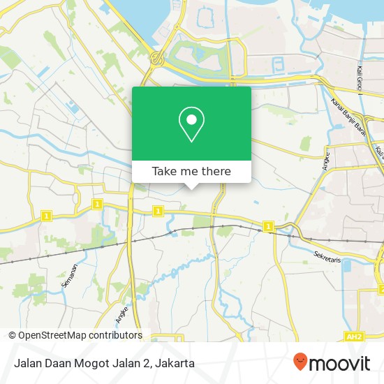 Jalan Daan Mogot Jalan 2 map