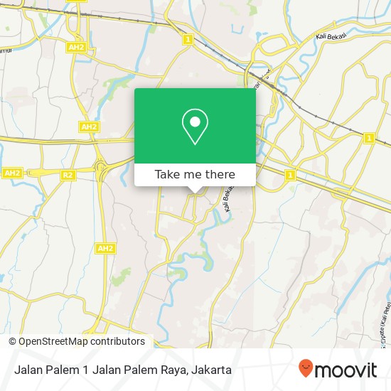 Jalan Palem 1 Jalan Palem Raya map