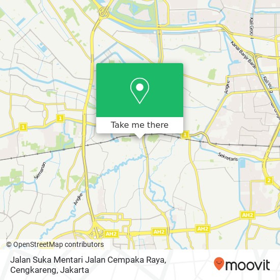 Jalan Suka Mentari Jalan Cempaka Raya, Cengkareng map