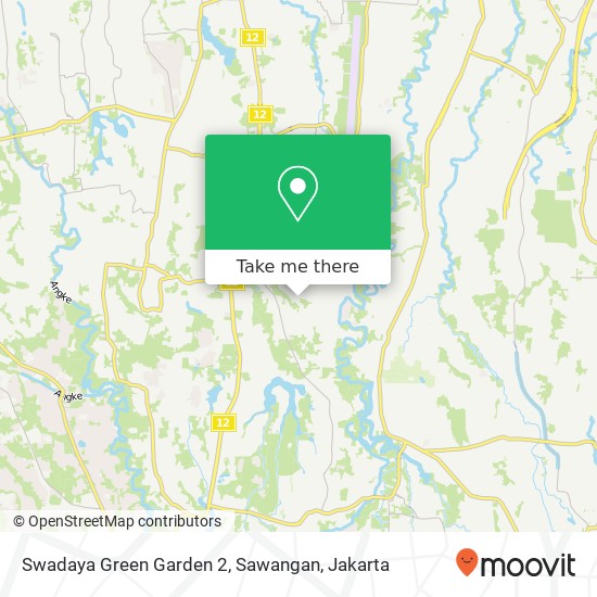 Swadaya Green Garden 2, Sawangan map