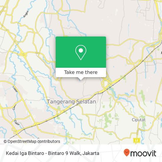 Kedai Iga Bintaro - Bintaro 9 Walk map