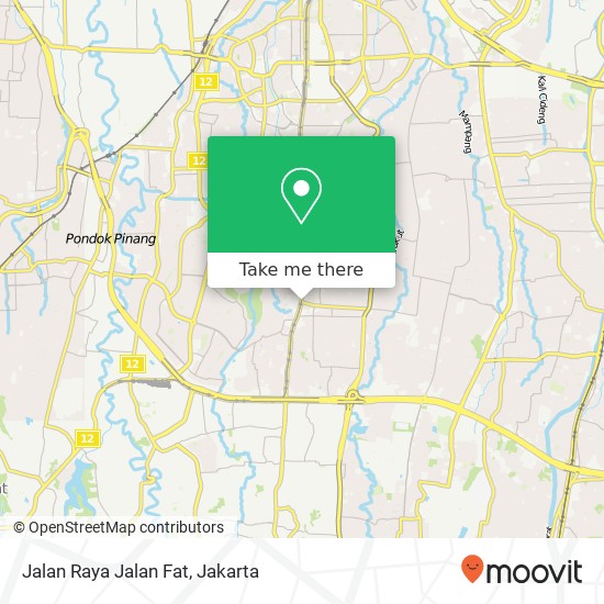 Jalan Raya Jalan Fat map