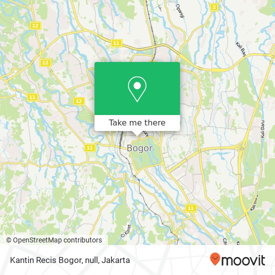 Kantin Recis Bogor, null map