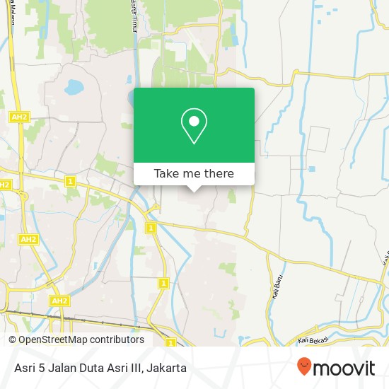 Asri 5 Jalan Duta Asri III map