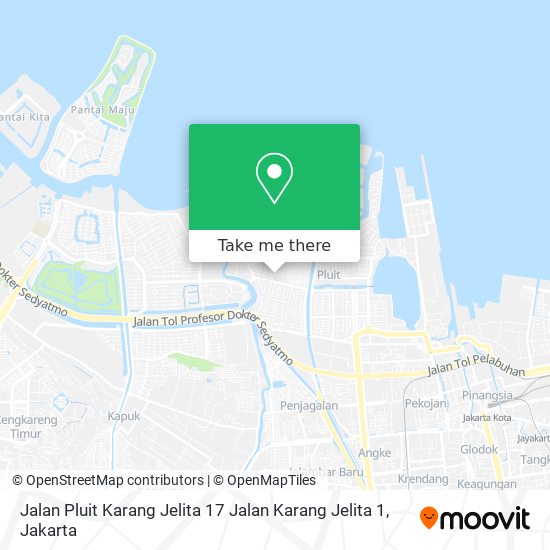 Jalan Pluit Karang Jelita 17 Jalan Karang Jelita 1 map