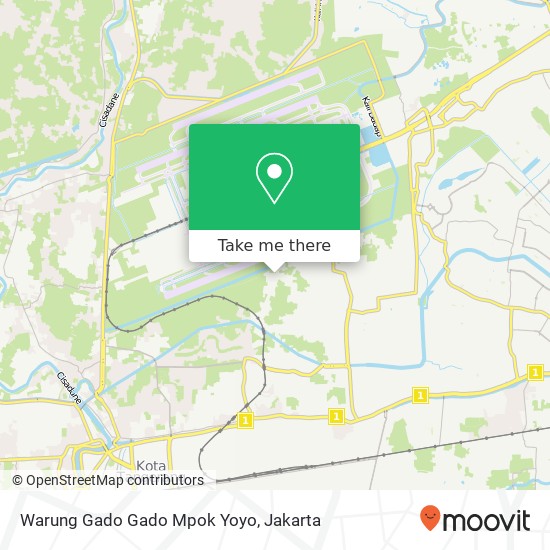 Warung Gado Gado Mpok Yoyo map