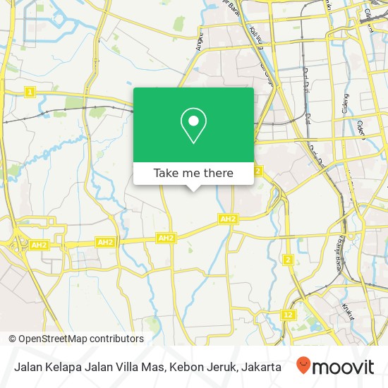 Jalan Kelapa Jalan Villa Mas, Kebon Jeruk map