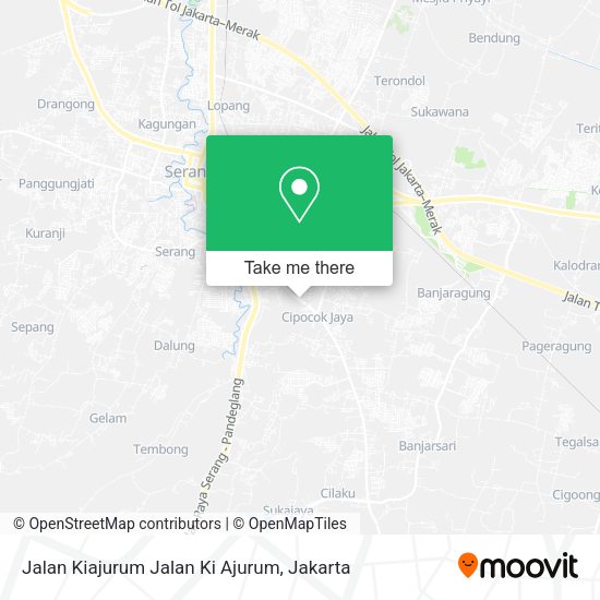 Jalan Kiajurum Jalan Ki Ajurum, Cipocok Jaya map