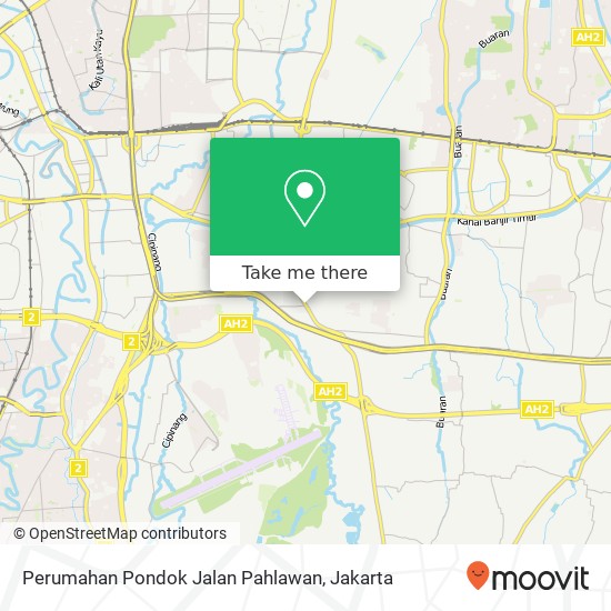 Perumahan Pondok Jalan Pahlawan map