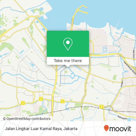 Jalan Lingkar Luar Kamal Raya map