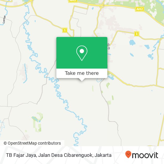 TB Fajar Jaya, Jalan Desa Cibarenguok map