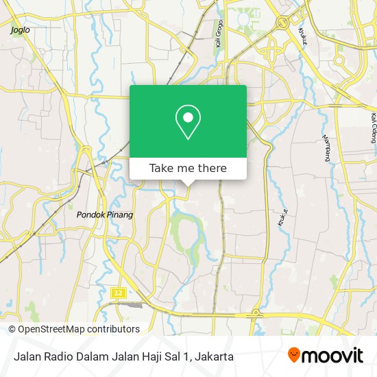 Jalan Radio Dalam Jalan Haji Sal 1 map